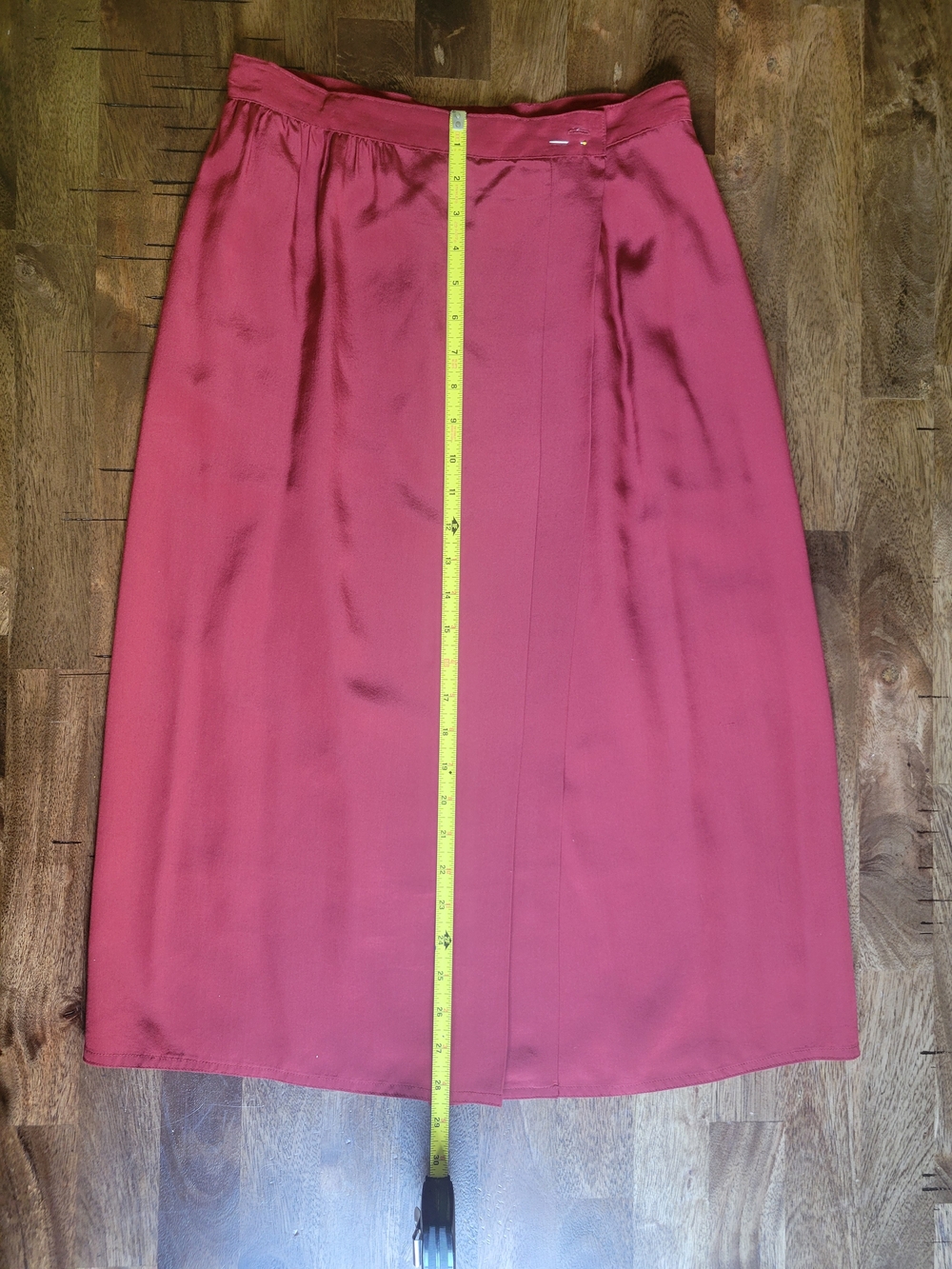 Red Vintage Designer Skirt Set - Picture 13 of 16